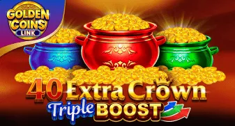40 Extra Crown Triple Boost Golden Coins Link game tile